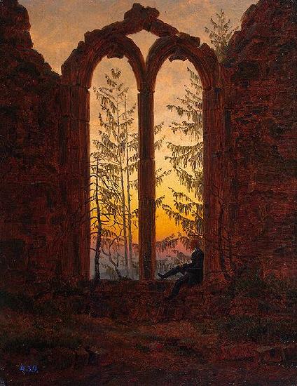 Caspar David Friedrich Klosterruine Oybin china oil painting image